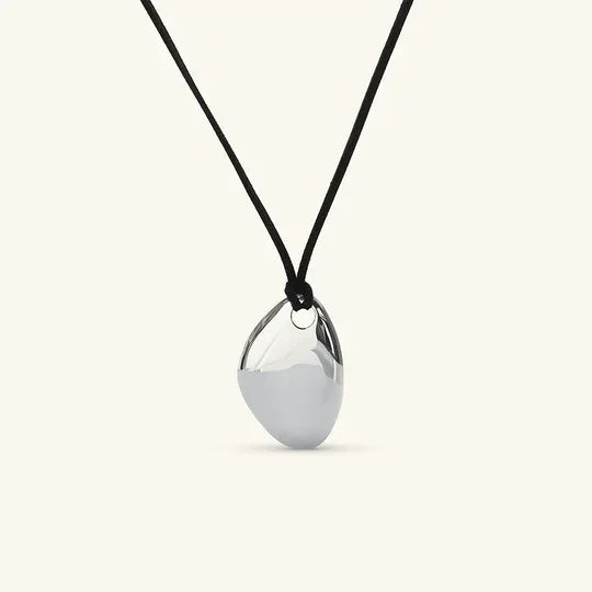 Collana Donna con Ciondolo Pebble Placcato Oro 18k