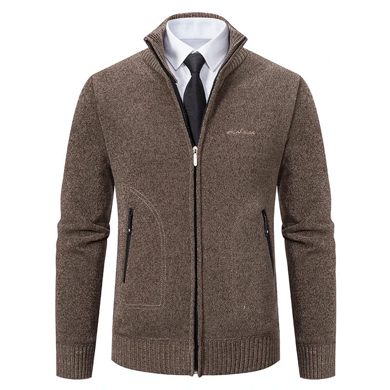 Cardigan Uomo Imbottito in Maglia Morbida