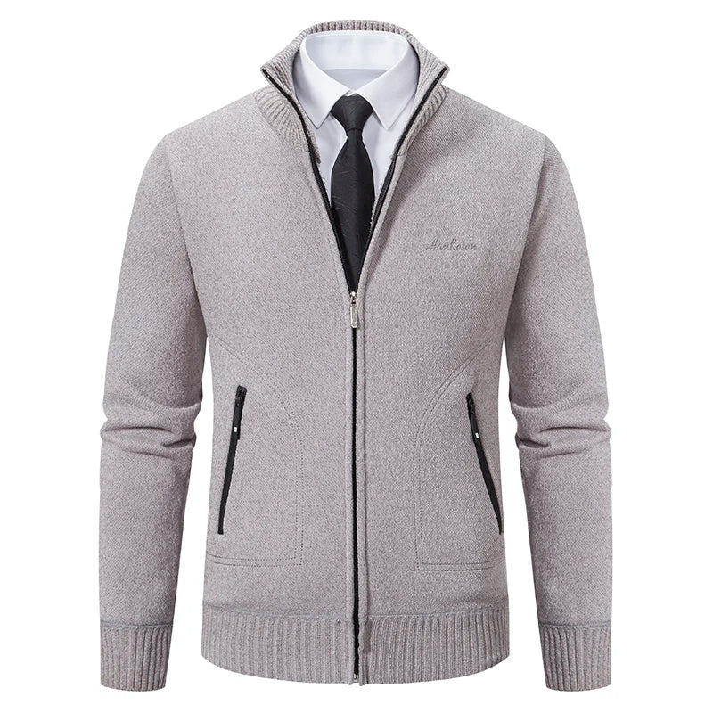 Cardigan Uomo Imbottito in Maglia Morbida