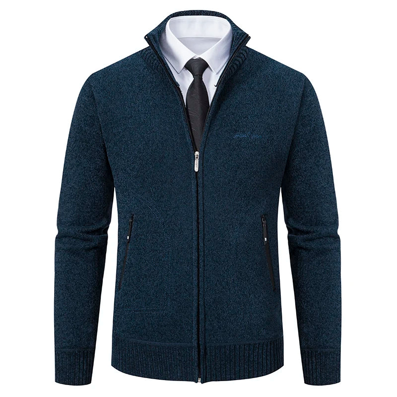 Cardigan Uomo Imbottito in Maglia Morbida
