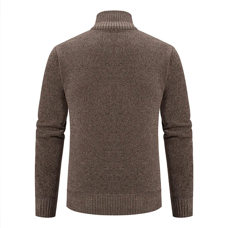 Cardigan Uomo Imbottito in Maglia Morbida