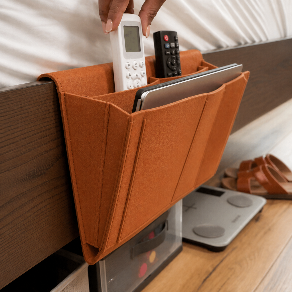 Organizer da Letto Sospeso Sotto Materasso in Feltro