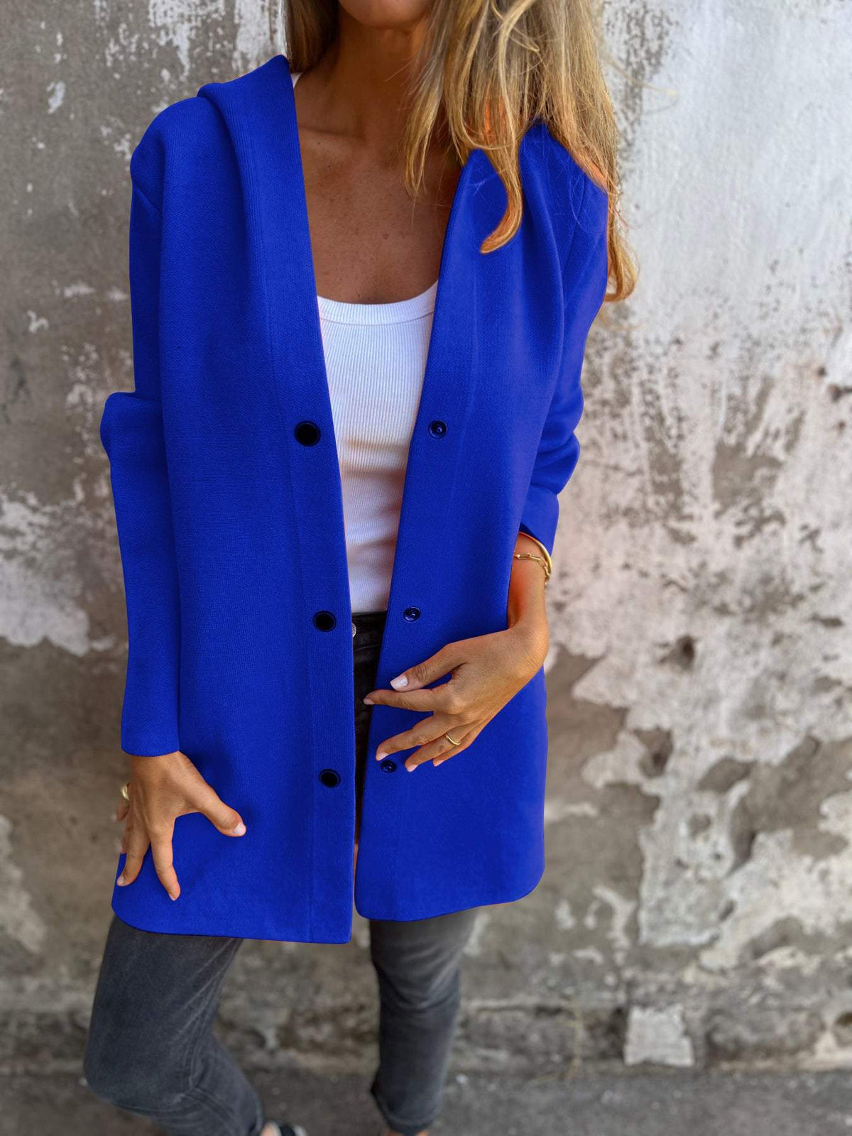 Felpa Oversized da Donna – Casual, Con Cappuccio, Adatta per Primavera e Autunno