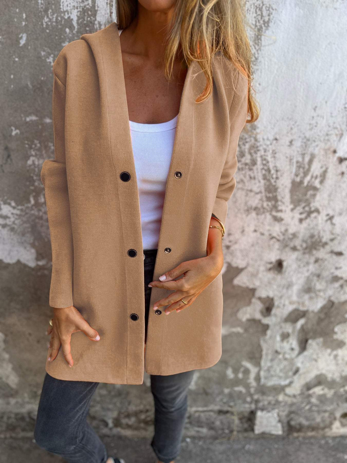 Felpa Oversized da Donna – Casual, Con Cappuccio, Adatta per Primavera e Autunno