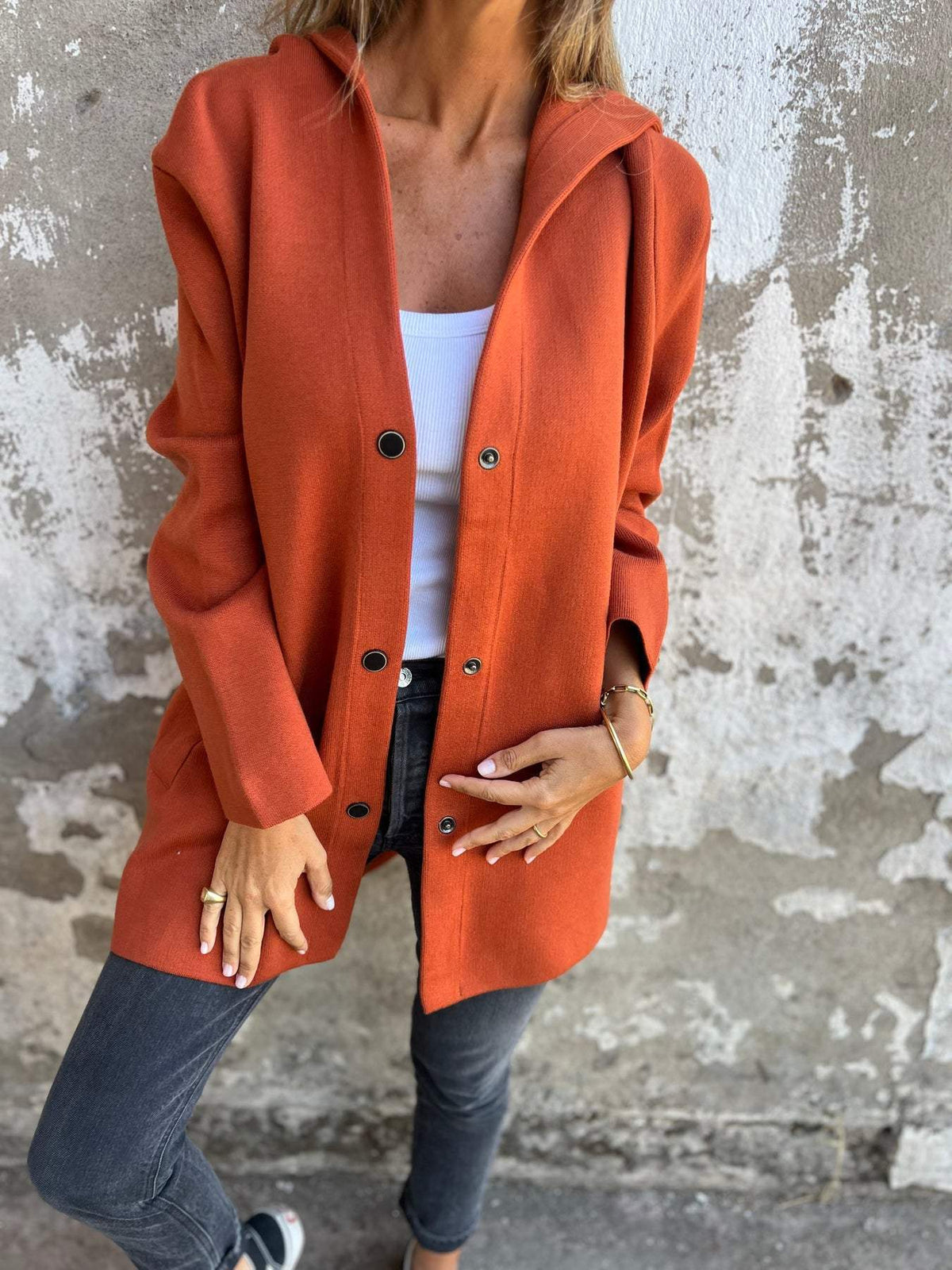 Felpa Oversized da Donna – Casual, Con Cappuccio, Adatta per Primavera e Autunno