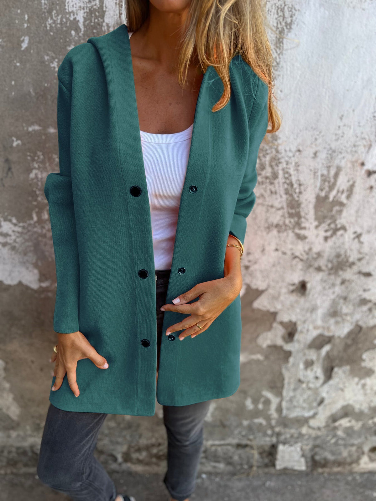 Felpa Oversized da Donna – Casual, Con Cappuccio, Adatta per Primavera e Autunno