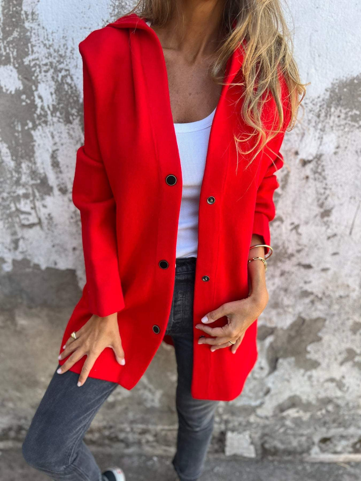 Felpa Oversized da Donna – Casual, Con Cappuccio, Adatta per Primavera e Autunno