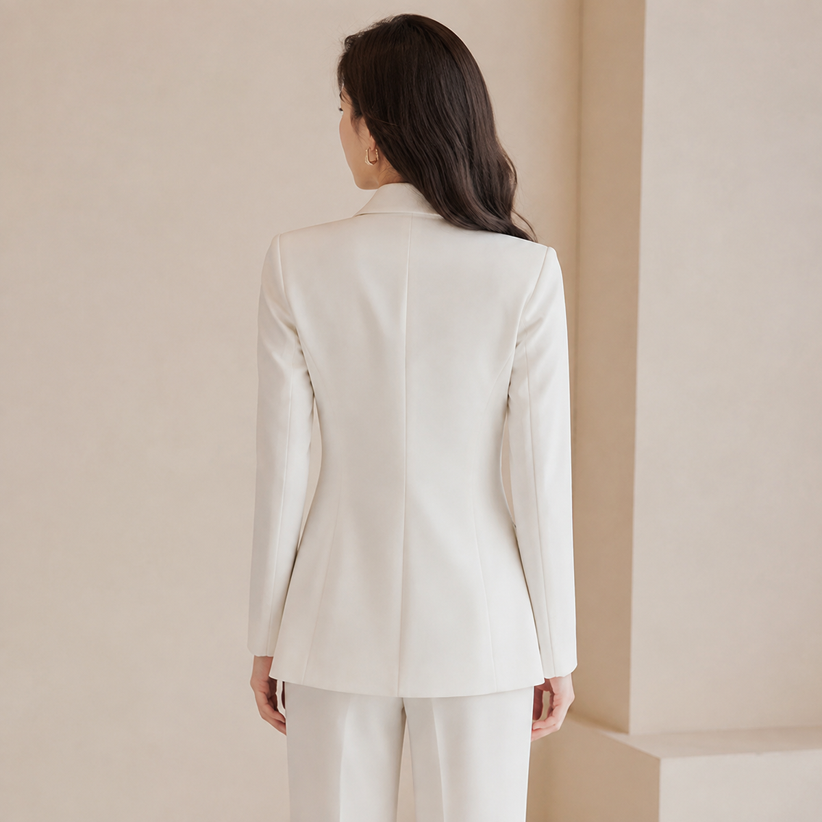Blazer Femminile Scollo Sottile – Design Asimmetrico, Adatto per Lavoro e Uso Casual