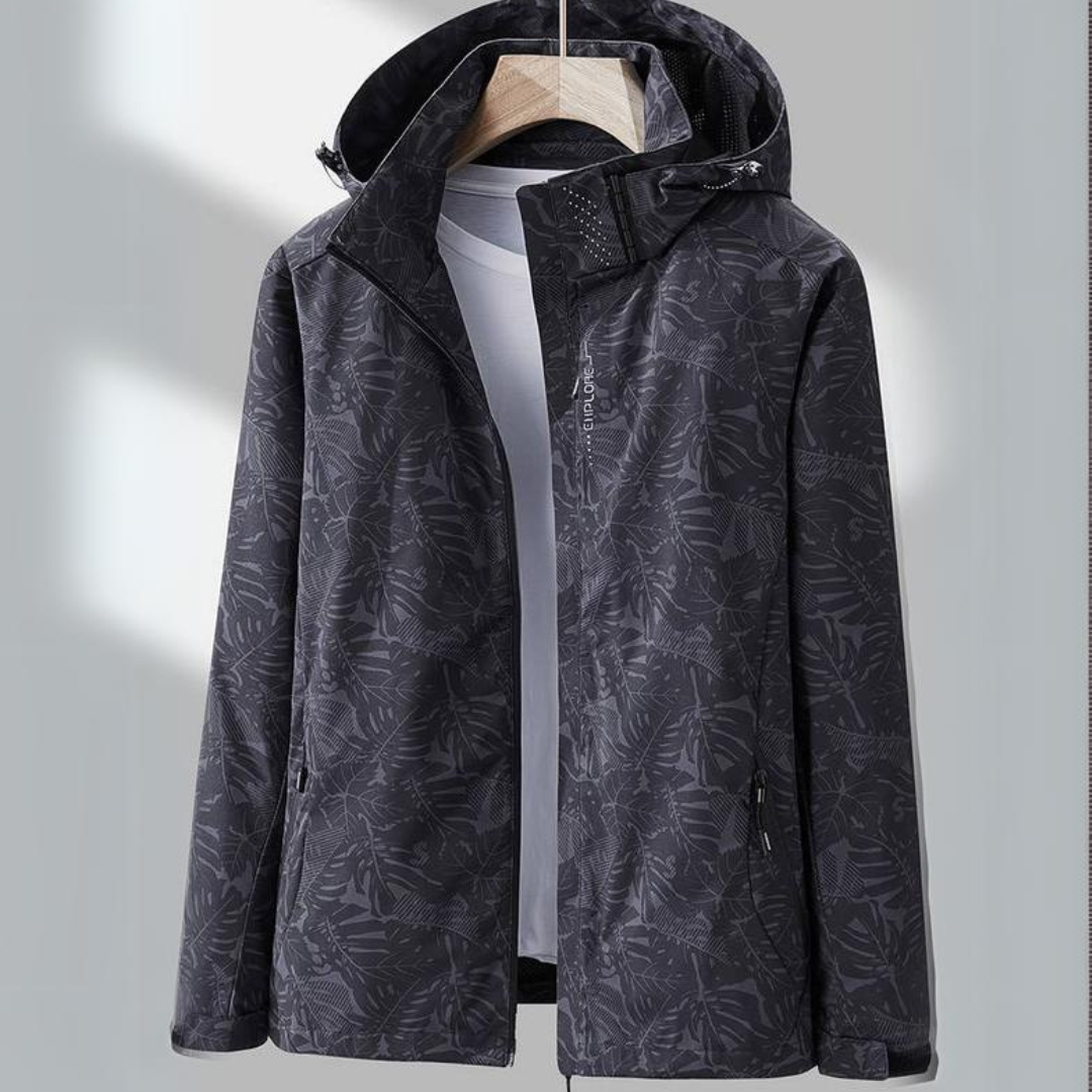 Giacca a Vento Donna Impermeabile Antivento con Zip Frontale
