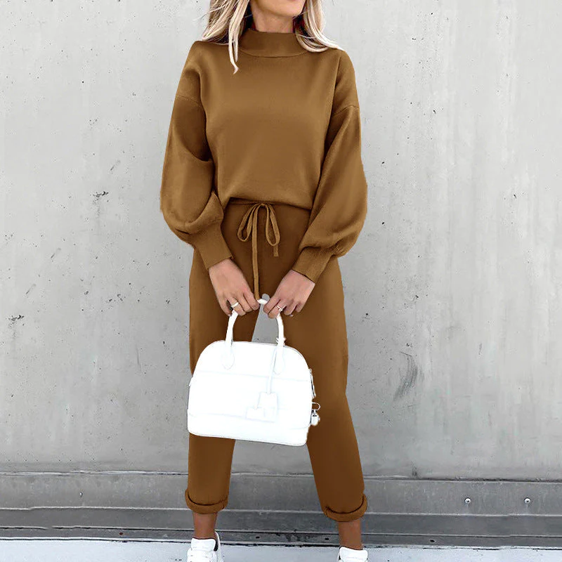Completo Casa Morbido – Grigio, Loungewear alla Moda per Casa o Outfit Casual