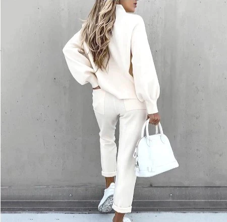 Completo Casa Morbido – Grigio, Loungewear alla Moda per Casa o Outfit Casual